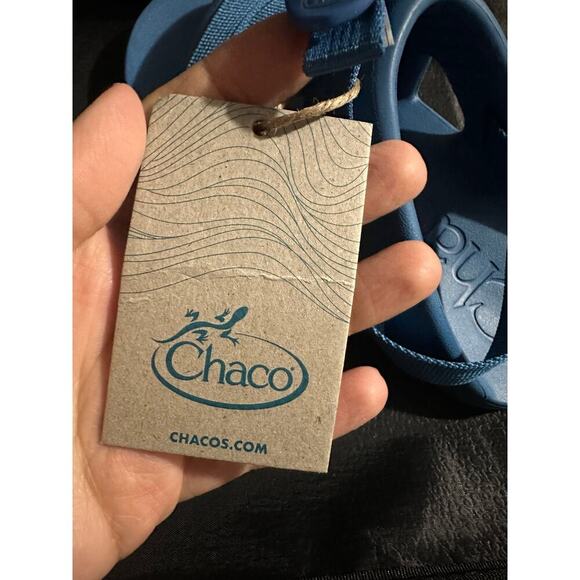 NEW Chacos Chillos Sport Big Kid Blue Sandals, Sz 2, Unisex (C104) - Picture 7 of 10